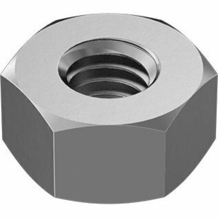 BSC PREFERRED Super-Resistant 316 Stainless Steel Heavy Hex Nut for High-Pressure Grade 8M 3/8-16 Thread, 5PK 97619A220